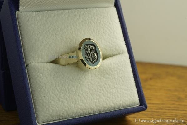 Combination stone white gold signetring signet rings ring