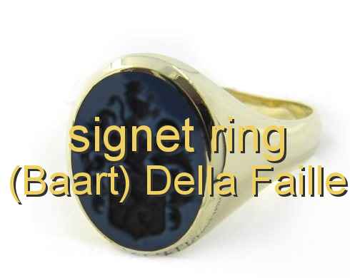 signet ring (Baart) Della Faille