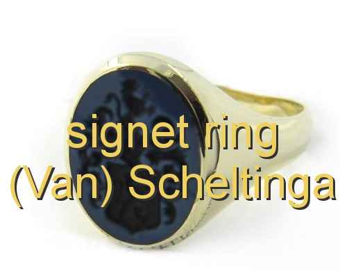 signet ring (Van) Scheltinga