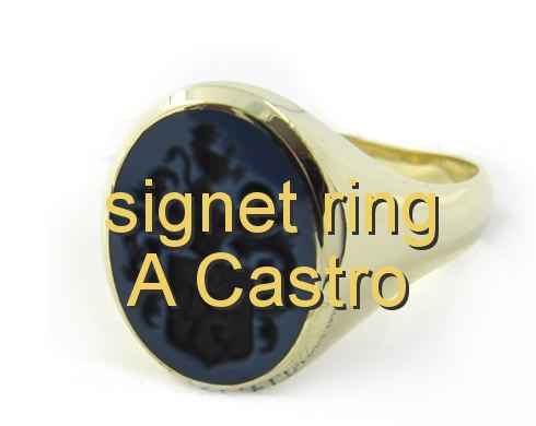 signet ring A Castro