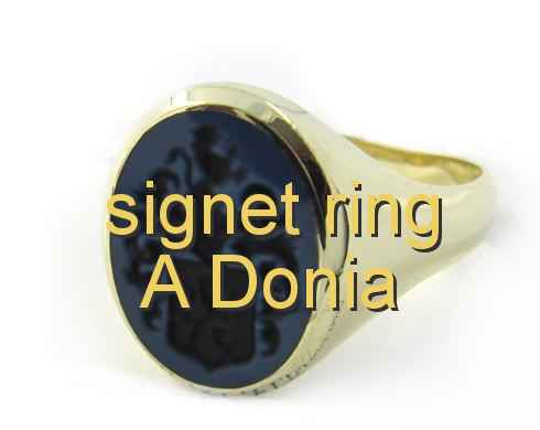 signet ring à Donia