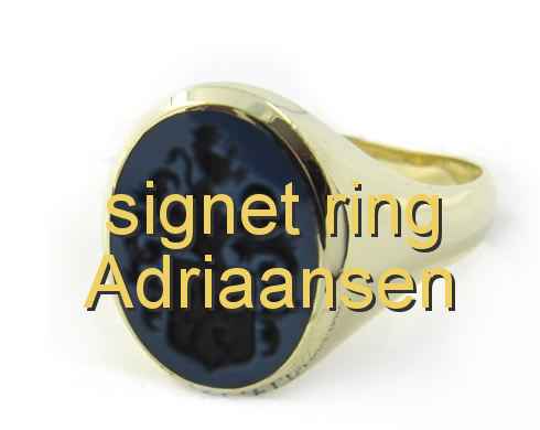 signet ring Adriaansen