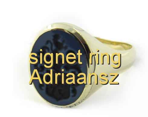 signet ring Adriaansz