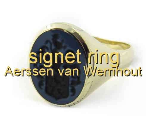 signet ring Aerssen van Wernhout