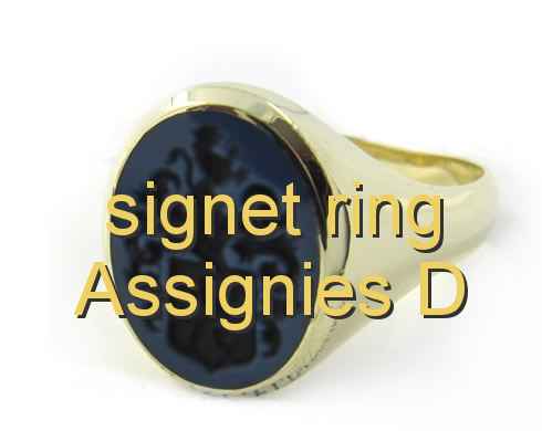 signet ring Assignies, d´