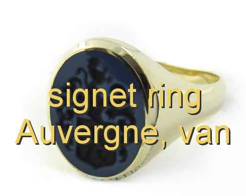 signet ring Auvergne, van