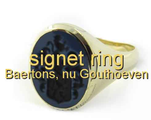 signet ring Baertons, nu Gouthoeven