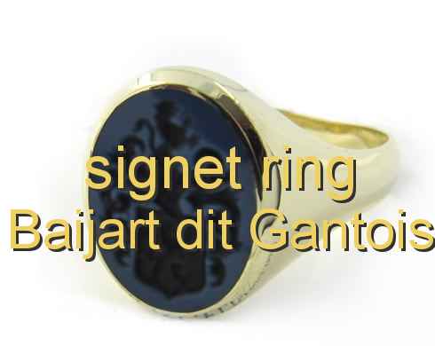 signet ring Baijart dit Gantois