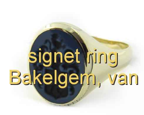 signet ring Bakelgem, van