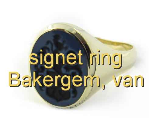 signet ring Bakergem, van