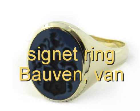 signet ring Bauven, van