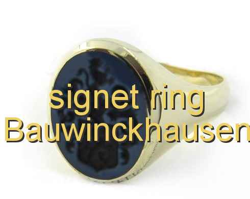 signet ring Bauwinckhausen