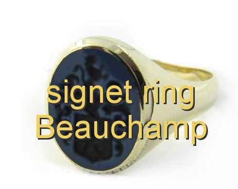 signet ring Beauchamp