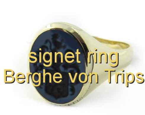 signet ring Berghe von Trips