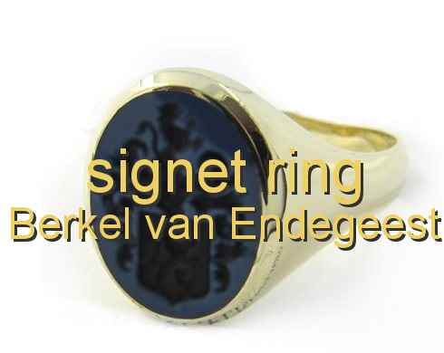 signet ring Berkel van Endegeest