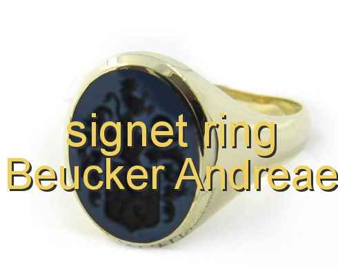 signet ring Beucker Andreae