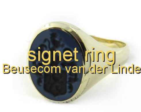 signet ring Beusecom van der Linde