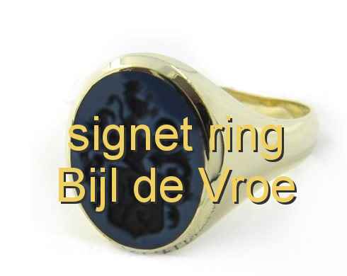 signet ring Bijl de Vroe