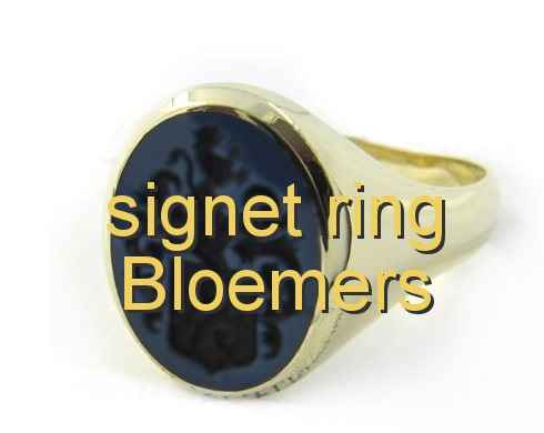 signet ring Bloemers