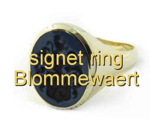 signet ring Blommewaert