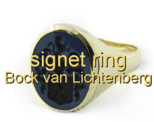 signet ring Bock van Lichtenberg