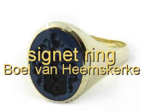 signet ring Boel van Heemskerke