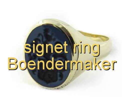 signet ring Boendermaker