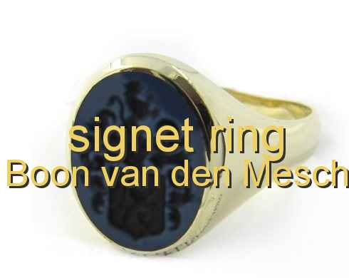 signet ring Boon van den Mesch