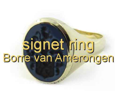 signet ring Borre van Amerongen