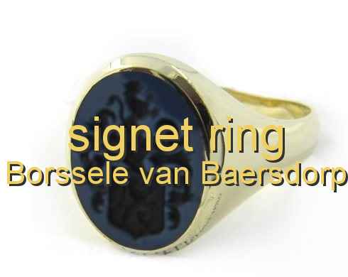 signet ring Borssele van Baersdorp