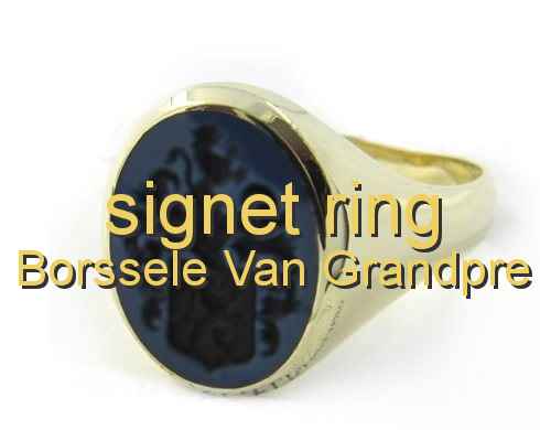 signet ring Borssele van Grandpré