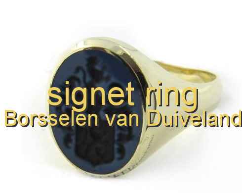 signet ring Borsselen van Duiveland