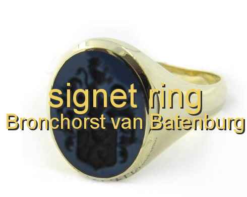 signet ring Bronchorst van Batenburg