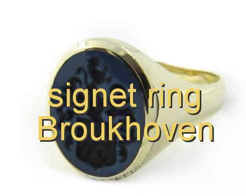 signet ring Broukhoven