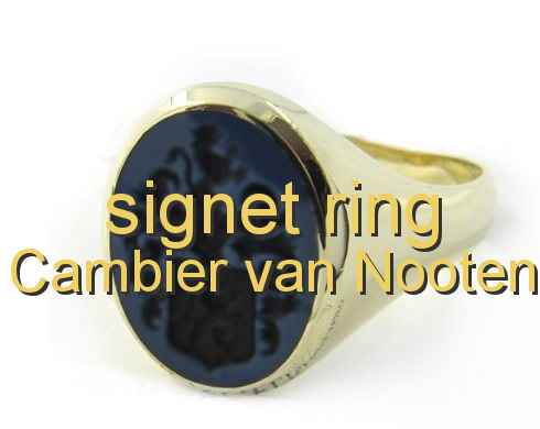 signet ring Cambier van Nooten