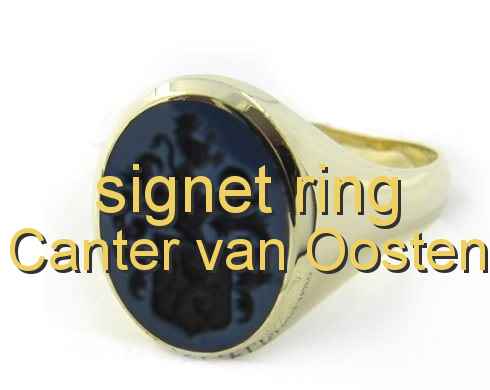 signet ring Canter van Oosten