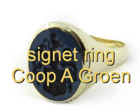 signet ring Coop à Groen