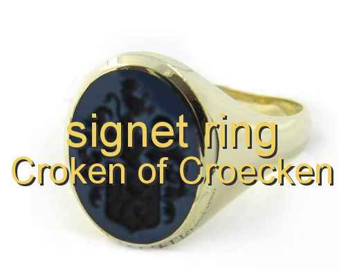 signet ring Croken of Croecken