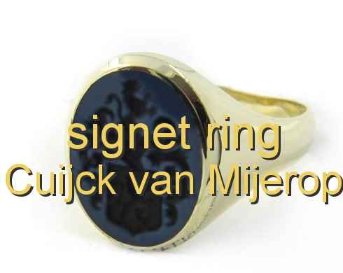 signet ring Cuijck van Mijerop