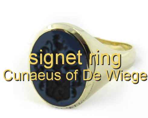 signet ring Cunaeus of De Wiege