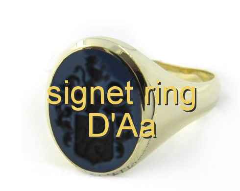 signet ring D'Aa