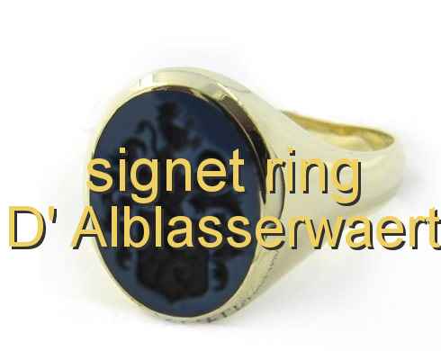 signet ring D' Alblasserwaert