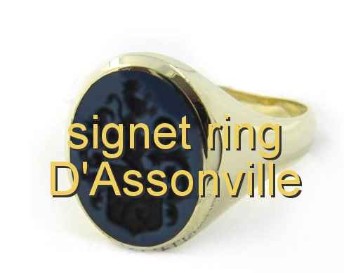 signet ring D'Assonville