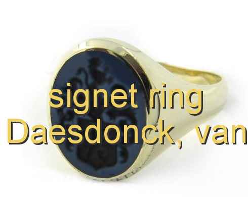 signet ring Daesdonck, van