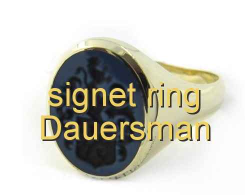 signet ring Dauersman