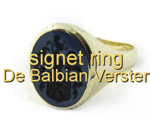 signet ring De Balbian Verster