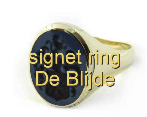 signet ring De Blijde