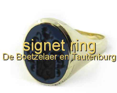 signet ring De Boetzelaer en Tautenburg