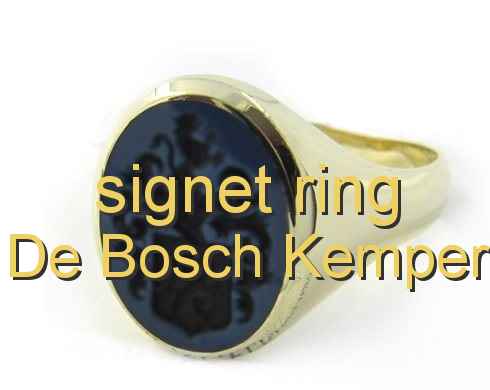 signet ring De Bosch Kemper