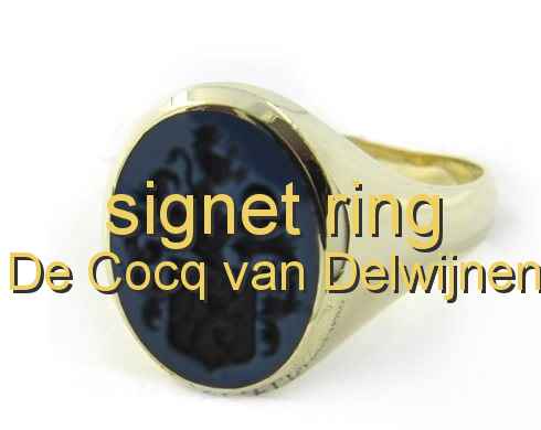 signet ring De Cocq van Delwijnen